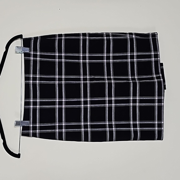 Ann taylor Black/White Square Print Mini Skirt Size 0P - Picture 1 of 6
